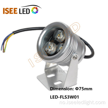 DMX 3W høy lysstyrke LED spotlys